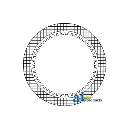 A & I Products Disc, PTO & Multi Power, Metallic Lining 5" x5" x0.2" A-523552M1